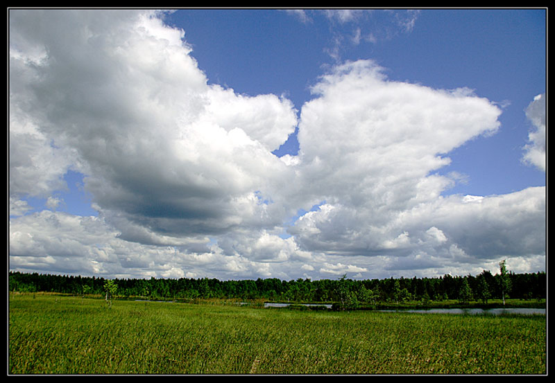 photo "Above Burnt bogs." tags: landscape, clouds, summer
