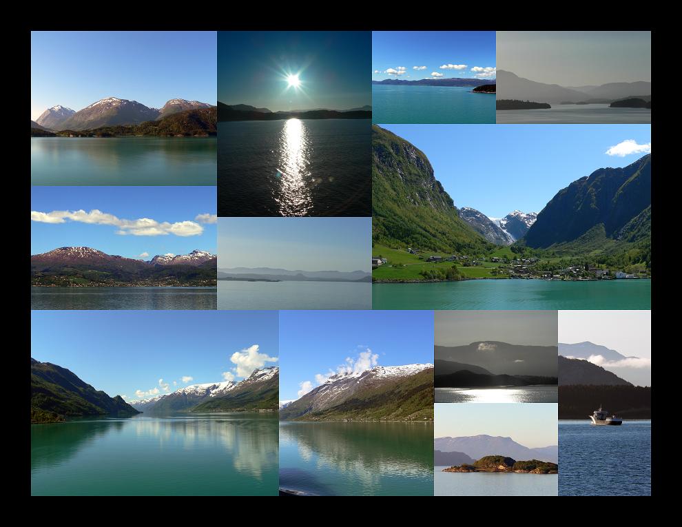 photo "Hardangerfjord Collage" tags: landscape, montage, mountains