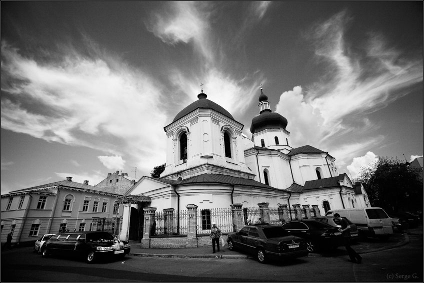 фото "Гуляя улочками Подола" метки: черно-белые, путешествия, Европа