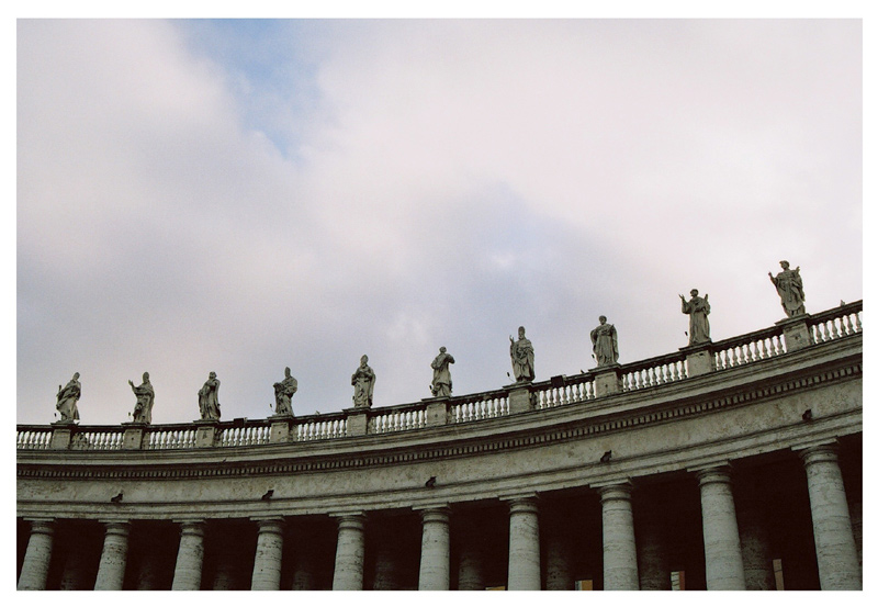 photo "Bramante's colonnade" tags: architecture, travel, landscape, Europe
