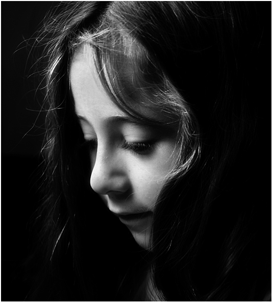 photo "Daughter" tags: black&white, 