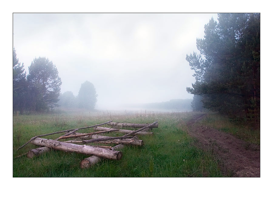 фото "Сани" метки: пейзаж, лес