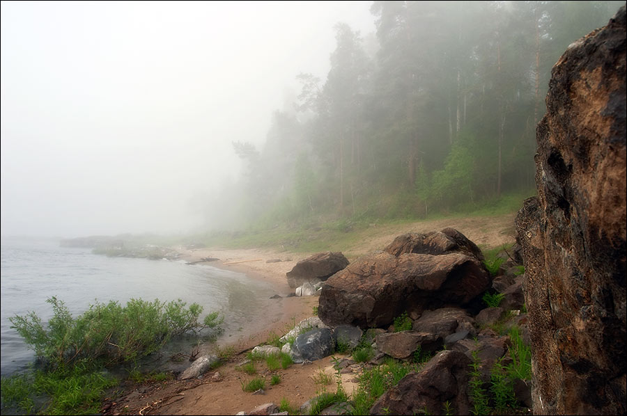 photo "Lyrical" tags: landscape, forest, water