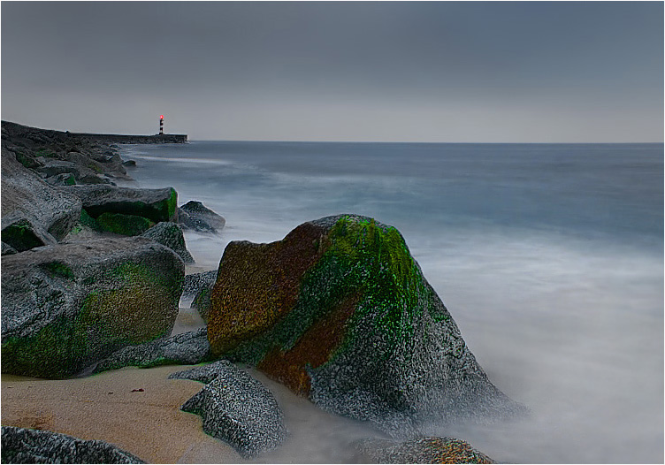 фото "Distant Lighthouse" метки: пейзаж, закат