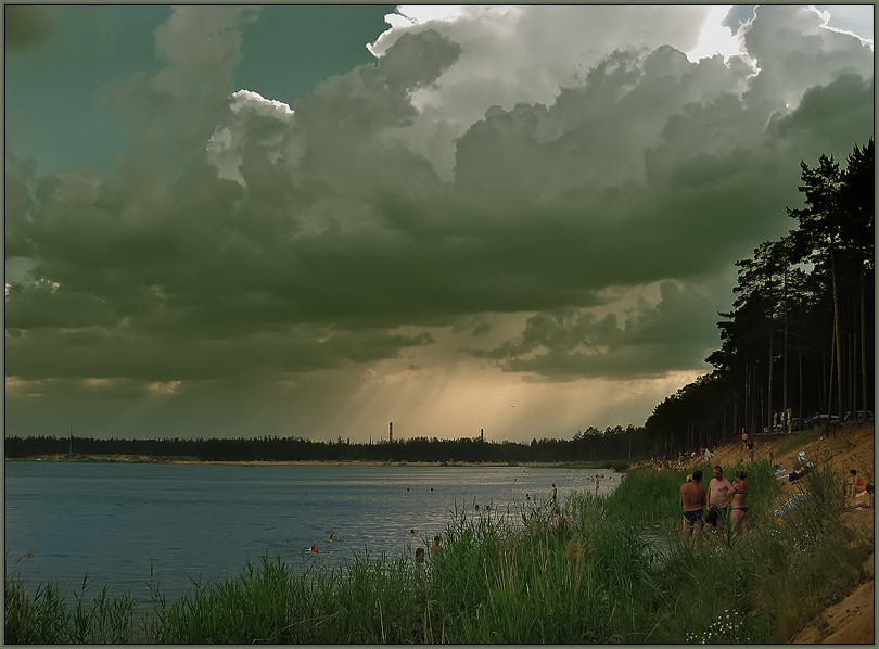 photo "***" tags: landscape, clouds, water