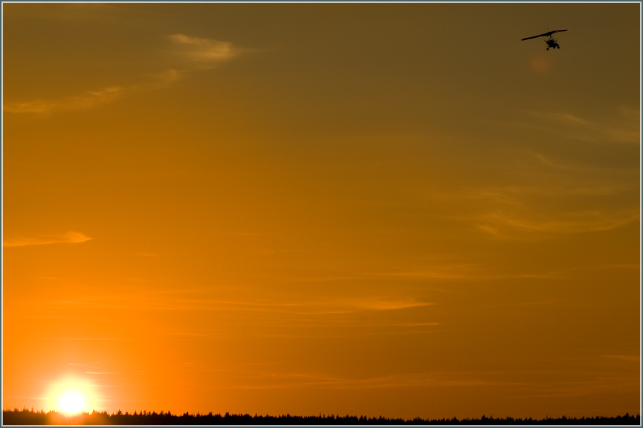 photo "Flights in a dream and in reality." tags: landscape, genre, sunset