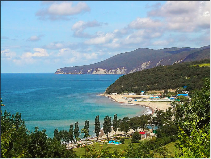 фото "Черноморский пейзаж2" метки: пейзаж, вода, горы