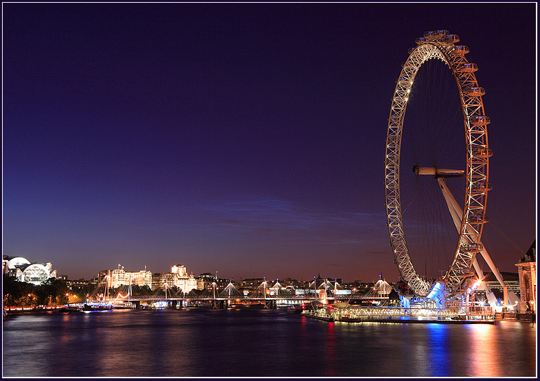 фото "Глаз Лондона" метки: путешествия, пейзаж, Европа, ночь