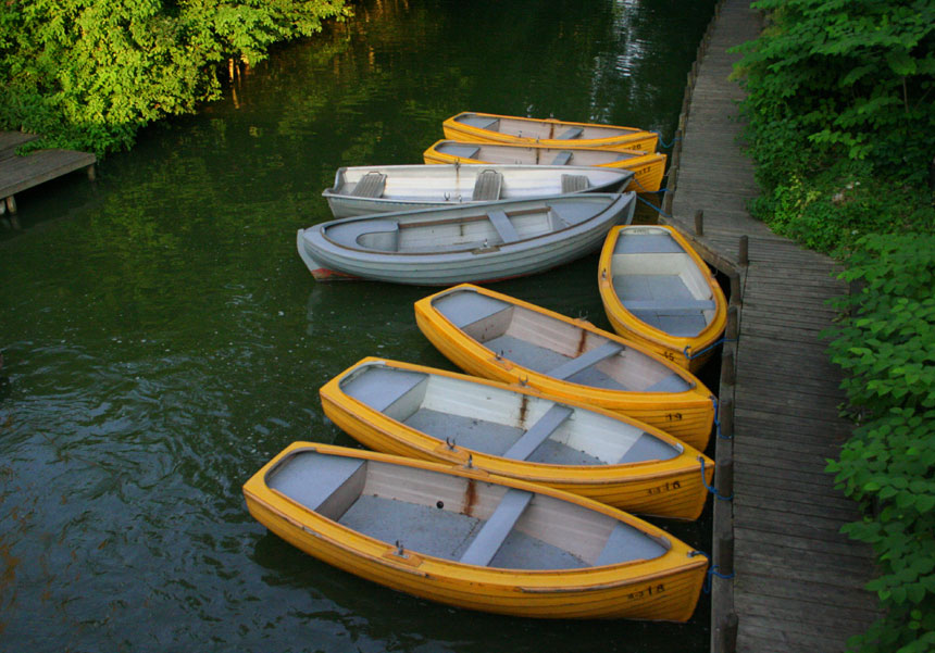 photo "Yellow boats" tags: landscape, summer, water