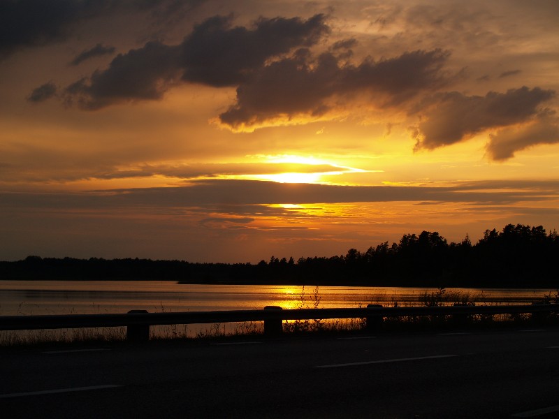 фото "Sunset al'a Sweden" метки: пейзаж, закат