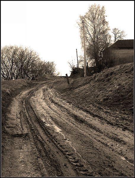 photo "Russian road" tags: landscape, 