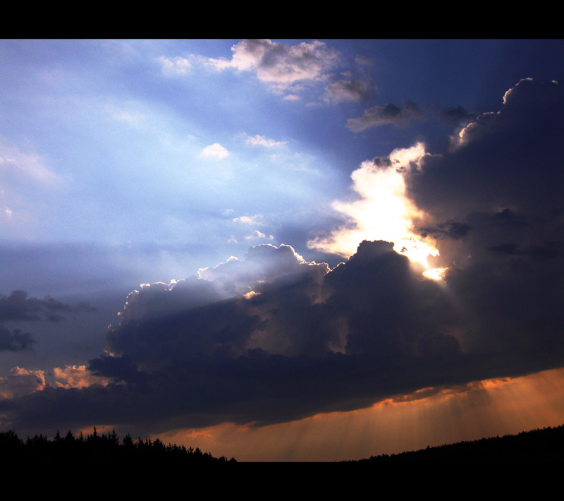 фото "Небеса" метки: пейзаж, закат, облака