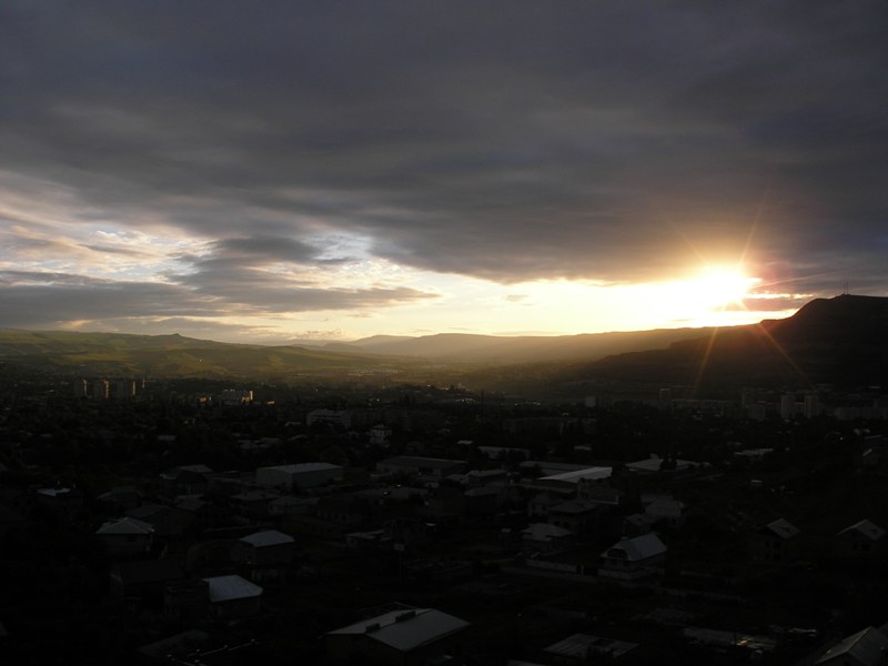 photo "***" tags: landscape, mountains, sunset