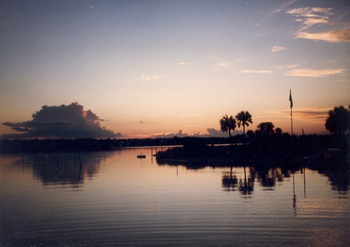 photo "Out Back" tags: landscape, sunset, water