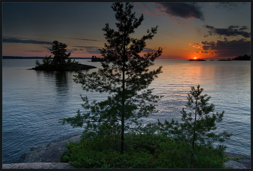 photo "Farewell To The Day of July" tags: landscape, summer, sunset