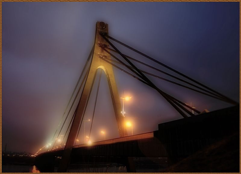 photo "And the Kiev bridges can be beautiful 2" tags: architecture, landscape, night