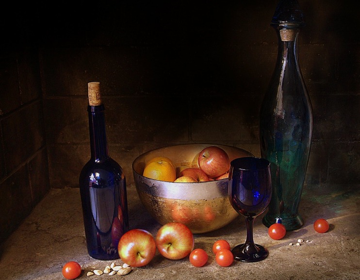 photo "Fruits and glass" tags: still life, 