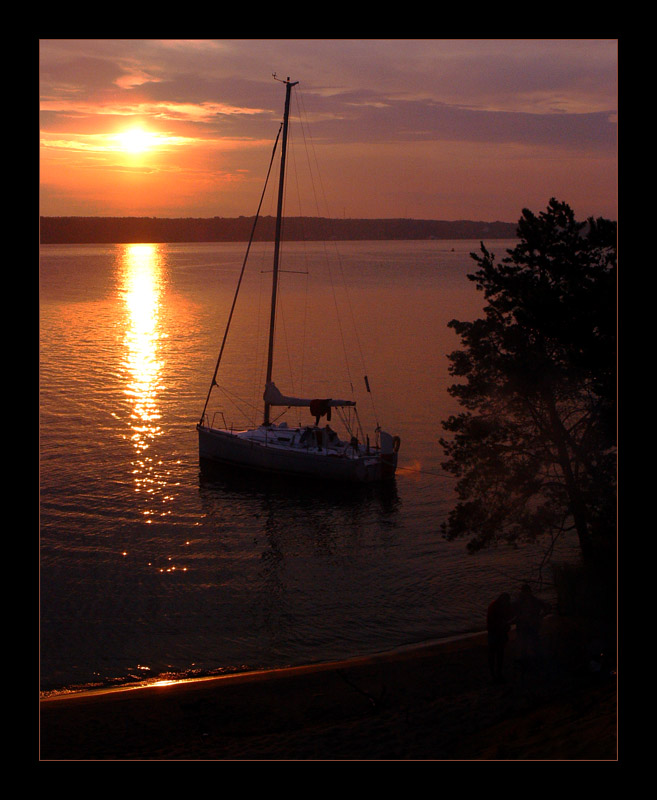 photo "The Evening on river Volga..." tags: landscape, summer, sunset