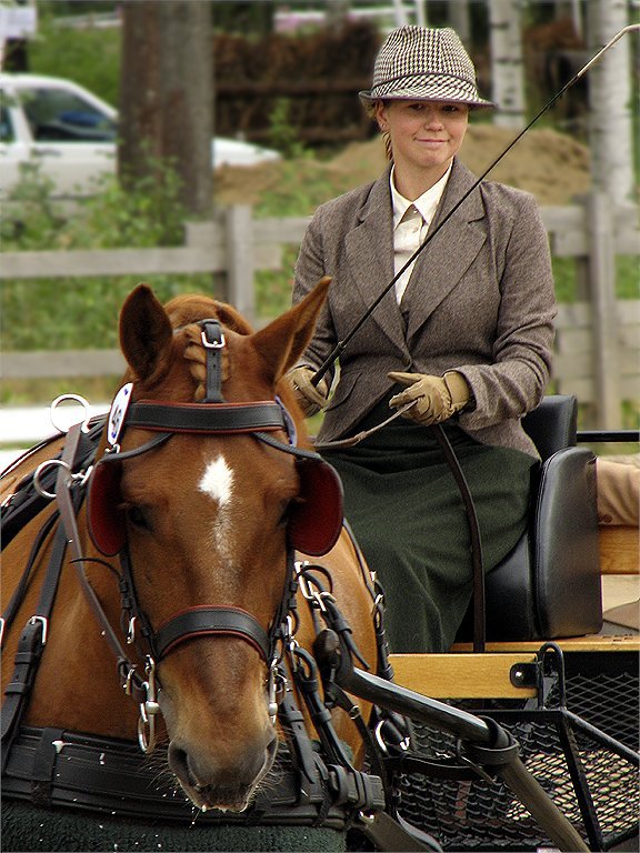 photo "'One happy moment'" tags: portrait, nature, pets/farm animals, woman