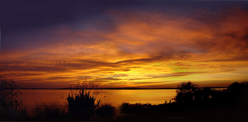 фото "Sunset in Porto Alegre" метки: пейзаж, закат