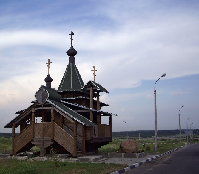 фото "Колокольня придорожная" метки: архитектура, пейзаж, 