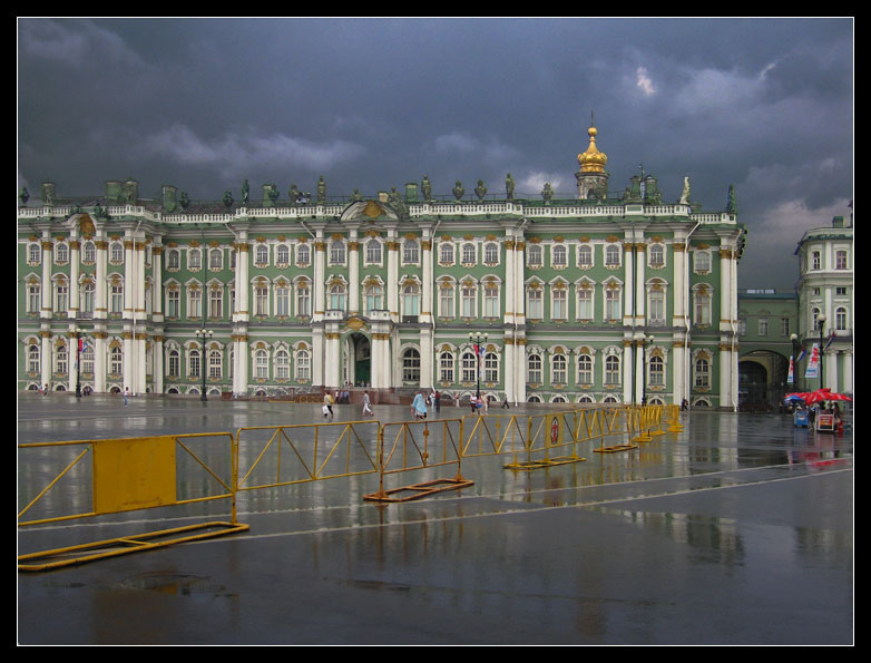 photo "After a rain" tags: architecture, landscape, clouds