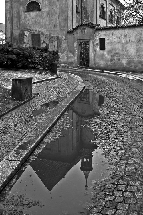 photo "Прага, после дождя" tags: travel, black&white, Europe