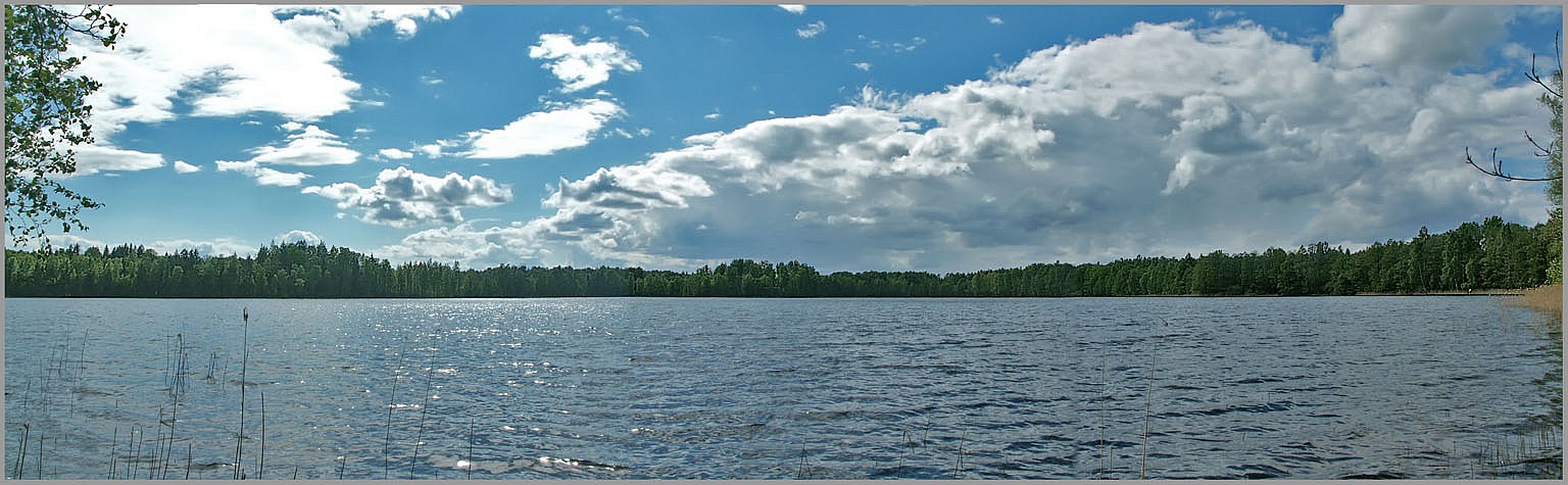 photo "Panorama. Reserved lake" tags: panoramic, landscape, water