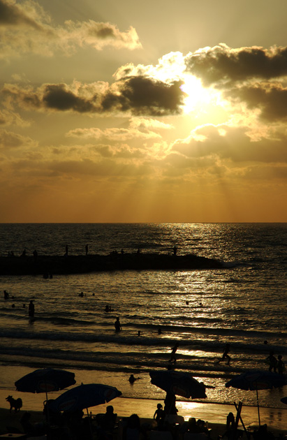 фото "Sunset in Tel-Aviv" метки: пейзаж, вода, закат