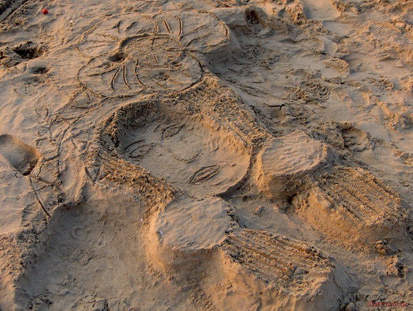 фото "Sand woman" метки: пейзаж, портрет, женщина, лето