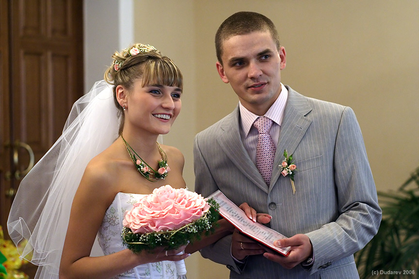 photo "Just married" tags: portrait, genre, 