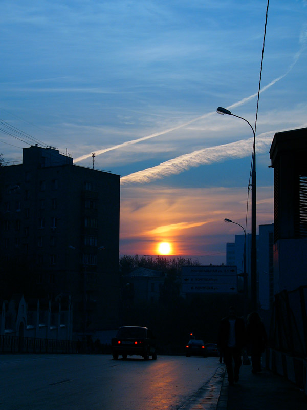 photo "Moscow. Morning" tags: architecture, landscape, sunset
