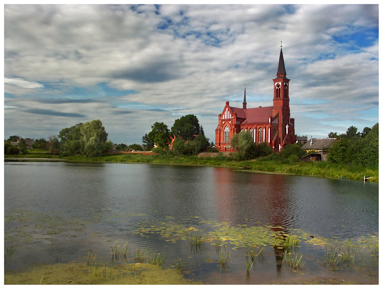 photo "Gothic church, Postavy city" tags: architecture, landscape, 