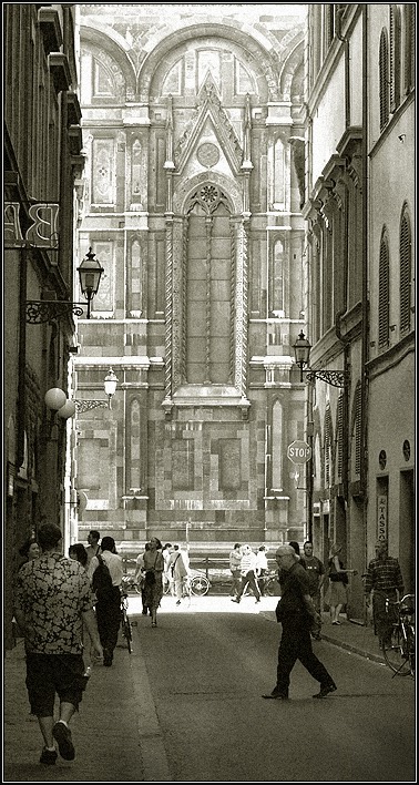 фото "Firence, Duomo" метки: архитектура, черно-белые, пейзаж, 