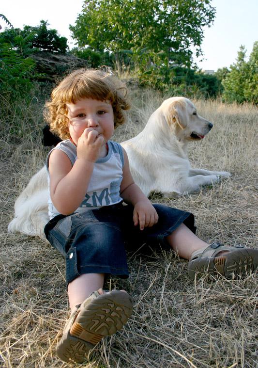 photo "***" tags: portrait, nature, children, pets/farm animals