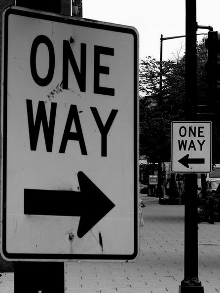 фото "one way" метки: путешествия, черно-белые, Северная Америка