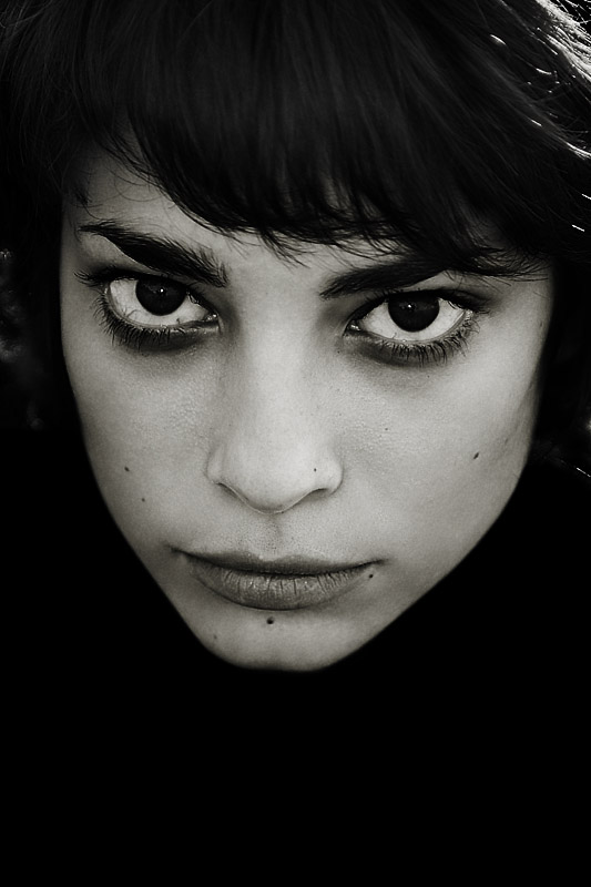 photo "***" tags: portrait, black&white, woman