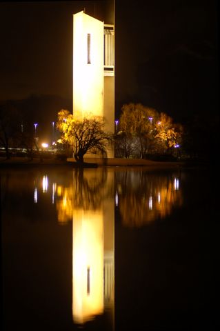 photo "Canberra Carillion" tags: landscape, night