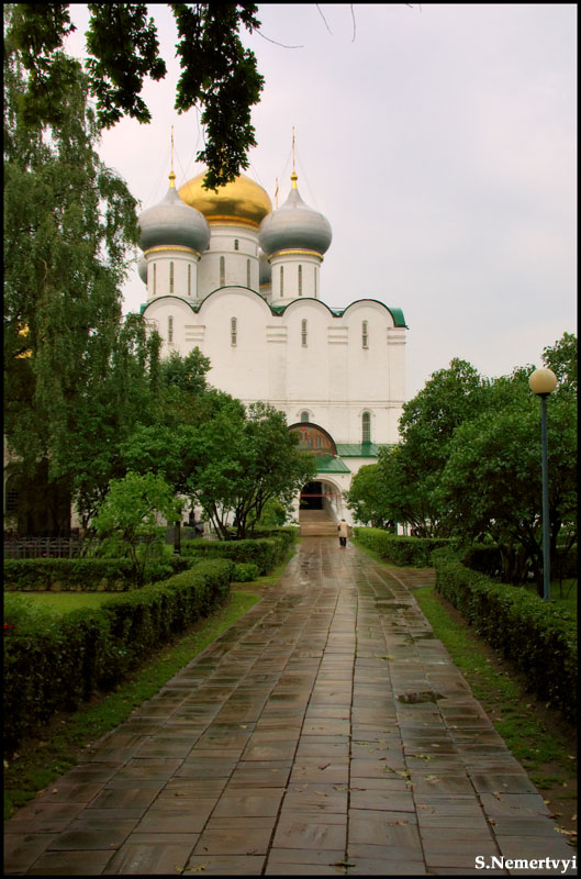 фото "Храм в Новодевичьем" метки: архитектура, пейзаж, 