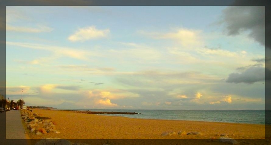 фото "Sunset on the beach" метки: пейзаж, закат