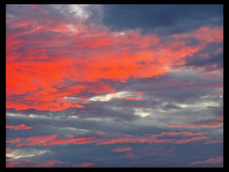 photo "Bloody sky" tags: landscape, clouds, sunset