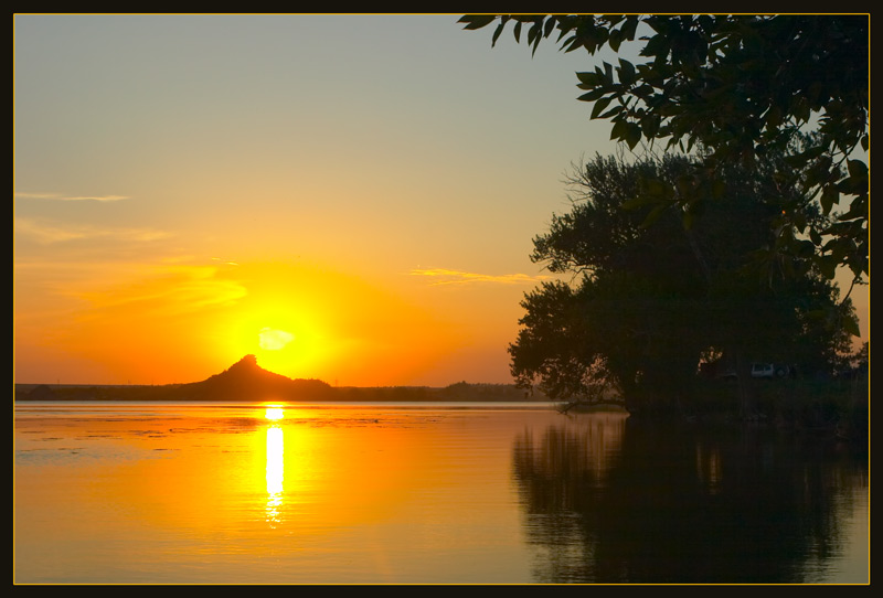photo "lake sunset" tags: landscape, summer, sunset