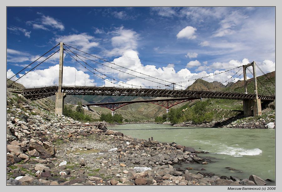 photo "Bridge over Katun (Inya)" tags: landscape, travel, Europe, mountains