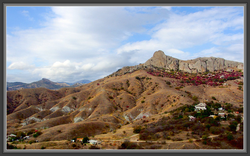 фото "У самого подножья Карадага" метки: пейзаж, горы