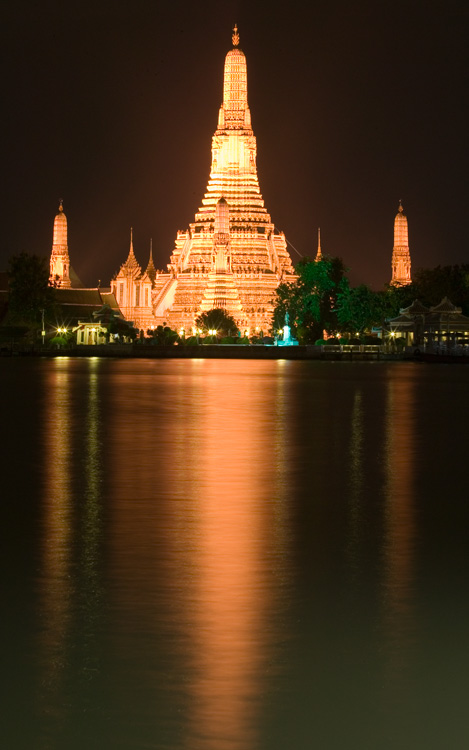 фото "Wat Arun, temple of dawn" метки: пейзаж, путешествия, Азия, ночь