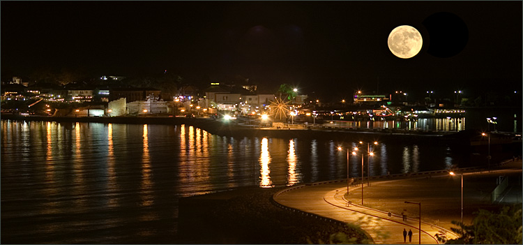 photo "Summer moon" tags: landscape, travel, Europe, water