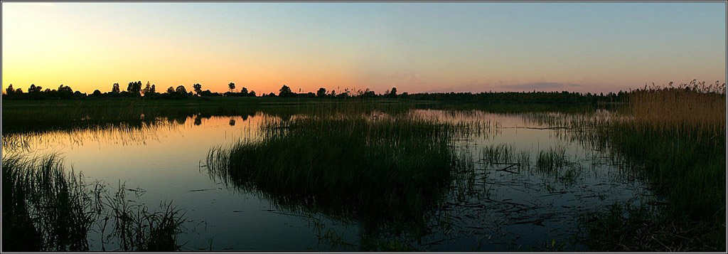 photo "Evening silence" tags: landscape, water