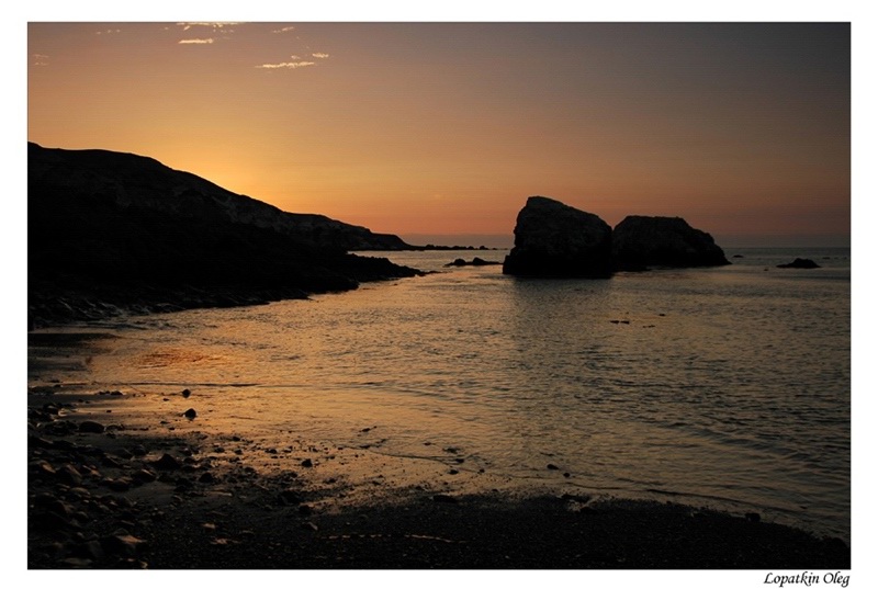 photo "Sunset, coast of Pacific ocean" tags: landscape, travel, South America, sunset