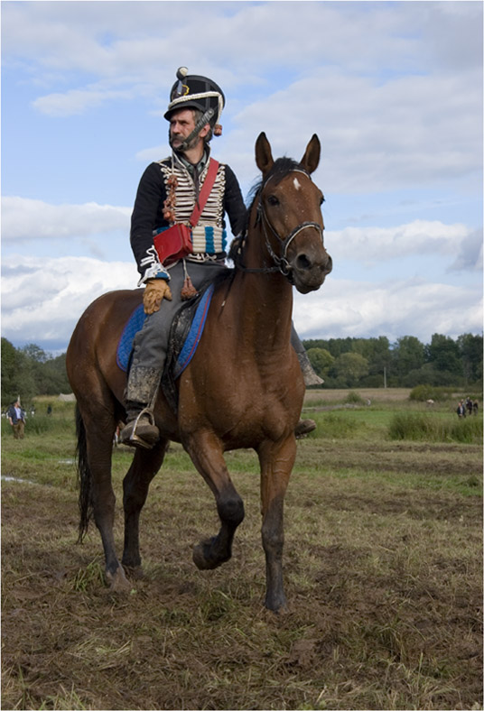 photo "On the Borodino floor." tags: portrait, nature, man, pets/farm animals