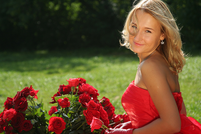 photo "***" tags: portrait, nature, flowers, woman